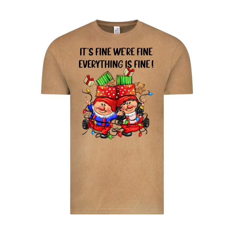 Its Fine Were Fine Everything Is Fine Vintage Tee by CowGirlArtShop | Teevron