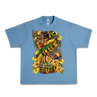 Pebble Blue i am black history Urban Heavy Tee - CowGirlArtShop
