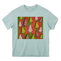 Arona Christmas cakes leopard Heavy Core Tee - Jasminsmagicworld
