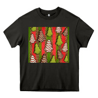 Asphalt Christmas cakes leopard Heavy Core Tee - Jasminsmagicworld