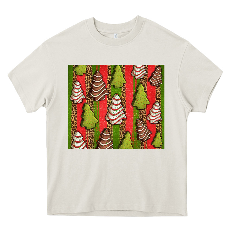 Christmas Cakes Leopard Heavy Core Tee by Jasminsmagicworld | Teevron