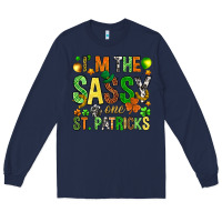 Navy I'm the sassy one St. Patrick's Long Sleeve Tee - HowdyJamesFarm