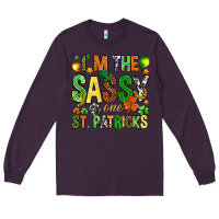 Plum I'm the sassy one St. Patrick's Long Sleeve Tee - HowdyJamesFarm