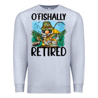 Heather Grey o' fishally retired Premium Sweatshirt - BarkalooDesign