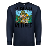Navy o' fishally retired Premium Sweatshirt - BarkalooDesign