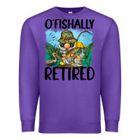 Purple o' fishally retired Premium Sweatshirt - BarkalooDesign