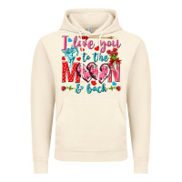 Vintage Artic I love you to the moon and back Valentine's Day Vintage Hoodie - HowdyJamesFarm