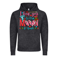 Vintage Black I love you to the moon and back Valentine's Day Vintage Hoodie - HowdyJamesFarm