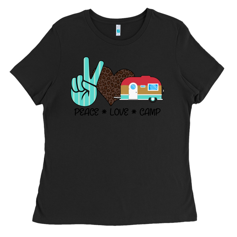Peace Love Camp Ladies Tee by Bettercallsaul | Teevron
