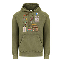 Paris Bonjour Eiffel Tower Paris Lover Paris Traveling Vacay Vintage Hoodie | Teevron