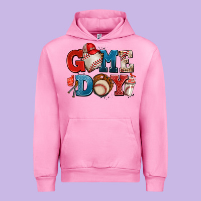 Game Day Baseball Urban Hoodie Designed By Adodesignshop