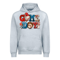 Heather Grey game day baseball Urban Hoodie - AdoDesignShop