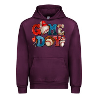 Mauve Wine game day baseball Urban Hoodie - AdoDesignShop