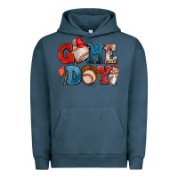Pigment Midnight Navy game day baseball Urban Hoodie - AdoDesignShop