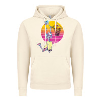 Vintage Artic basketball player halloween pumpkin skeletons kids boys Vintage Hoodie - trangStudio