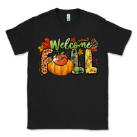 Black Welcome Fall Classic Tee - NancyCooperArtShop