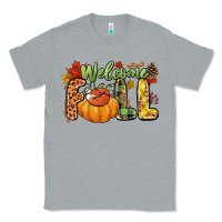 Heather Grey Welcome Fall Classic Tee - NancyCooperArtShop