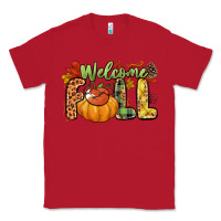Red Welcome Fall Classic Tee - NancyCooperArtShop