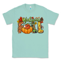 Seafoam Welcome Fall Classic Tee - NancyCooperArtShop