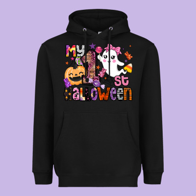 My 1st Halloween Heavyweight Hoodie Designed By Barkaloodesign