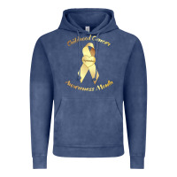 Vintage Denim childhood cancer awareness children cure kids Vintage Hoodie - DesignPulse