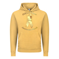 Vintage Mustard childhood cancer awareness children cure kids Vintage Hoodie - DesignPulse