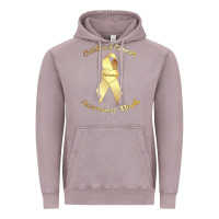 Vintage Zinc childhood cancer awareness children cure kids Vintage Hoodie - DesignPulse
