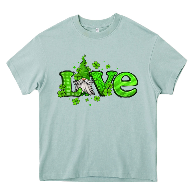 Love St Patricks Gnome Heavy Core Tee by Jasminsmagicworld | Teevron