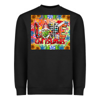 Black Love Christmas gnome Heavyweight Sweatshirt - CowhideDigitalArt