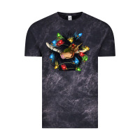 Cloud Black christmas black angus gnome Vintage Tee - CowGirlArtShop