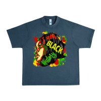 Midnight Navy i am black history Urban Heavy Tee - CowGirlArtShop