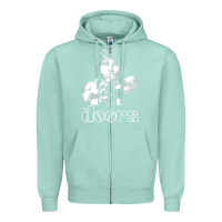 Seafoam Jim Morrison Zipper Hoodie - trangStudio