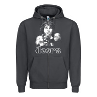 Smoke Jim Morrison Zipper Hoodie - trangStudio