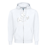 White Jim Morrison Zipper Hoodie - trangStudio