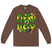 Chestnut Lucky Boy St. Patrick's Day Long Sleeve Tee - HowdyJamesFarm