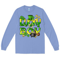 Colony Blue Lucky Boy St. Patrick's Day Long Sleeve Tee - HowdyJamesFarm