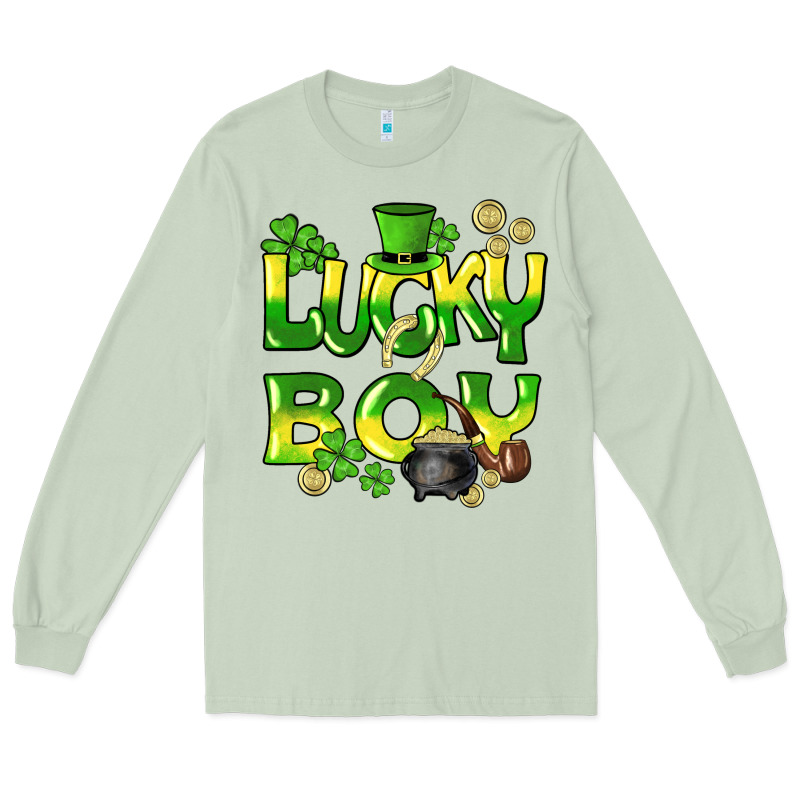Lucky Boy St. Patrick's Day Long Sleeve Tee by HowdyJamesFarm | Teevron