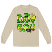 Mushroom Lucky Boy St. Patrick's Day Long Sleeve Tee - HowdyJamesFarm