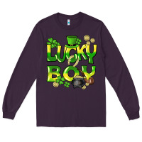 Plum Lucky Boy St. Patrick's Day Long Sleeve Tee - HowdyJamesFarm