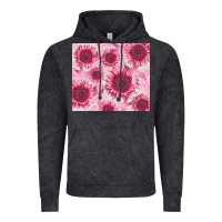 Vintage Black breast cancer sunflower Vintage Hoodie - CowGirlArtShop