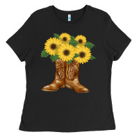 Black cowgirl boots Ladies Tee - Bettercallsaul
