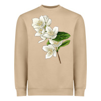 Mushroom Mock Oranges Illustrations Heavyweight Sweatshirt - LillyAllenDesigns