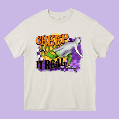 Creep It Real Heavy Core Tee Designed By Barkaloodesign