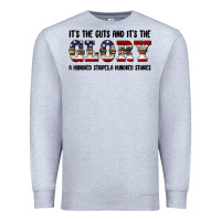 Heather Grey veteran glory Premium Sweatshirt - BarkalooDesign