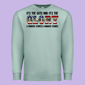 Veteran Glory Premium Sweatshirt Designed By Barkaloodesign