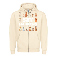 Sandshell Dog Funny S It Happens Pet Sitting Design Zipper Hoodie - trangStudio