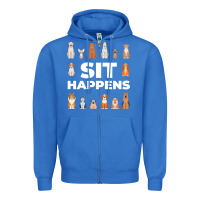 True Royal Dog Funny S It Happens Pet Sitting Design Zipper Hoodie - trangStudio