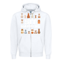 White Dog Funny S It Happens Pet Sitting Design Zipper Hoodie - trangStudio