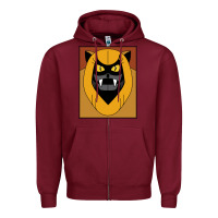 Burgundy Ookla The Mok Saturday Morning Cartoon Pop Art gift Zipper Hoodie - trangStudio