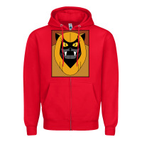 Red Ookla The Mok Saturday Morning Cartoon Pop Art gift Zipper Hoodie - trangStudio